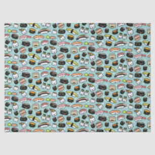Cute Sushi Characters   Kawaii Sushi Patterned Tissue Paper