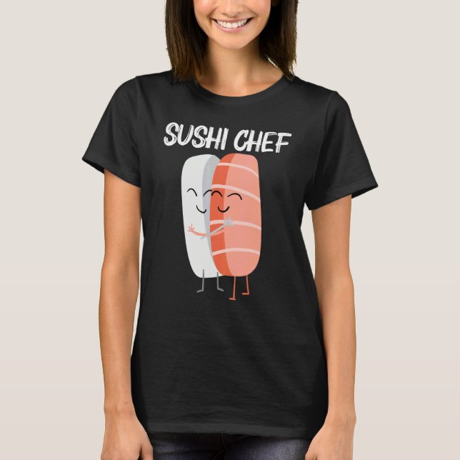 Cute Sushi For Men Women Japanese Cuisine Food   T-Shirt (Front)