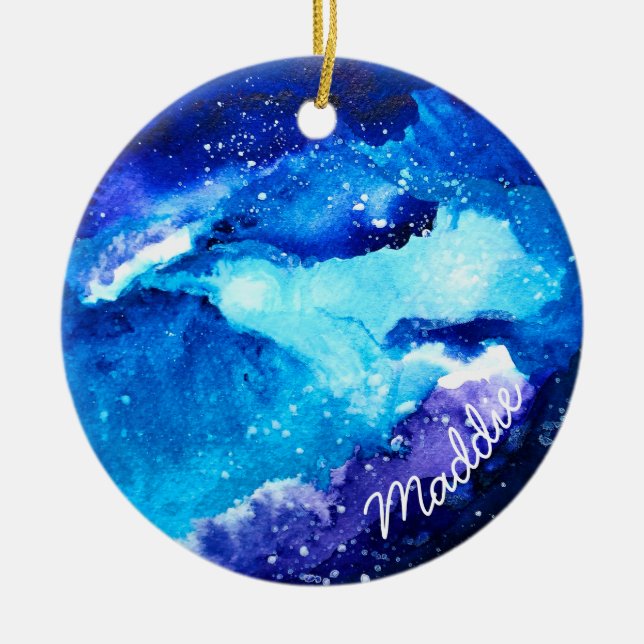 Cute sushi illustration art ceramic ornament (Front)