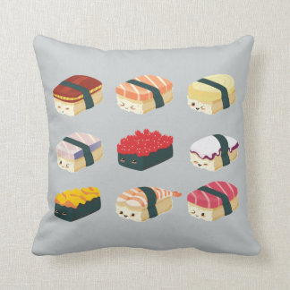 Cute Sushi Throw Pillow