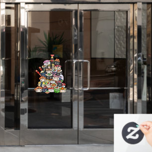 Cute Sushi Tower Window Cling