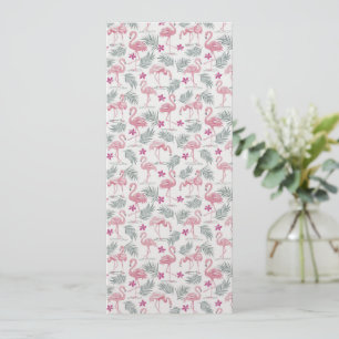 Cute Swan Birds Repeated Pattern Holiday Card