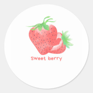 Cute sweet berry stickers