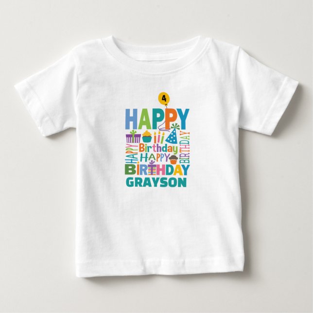 Cute Sweet Birthday Tshirt for any age (Front)