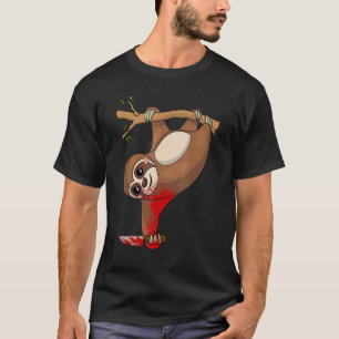 Cute Sweet But Psycho Sloth Humour Wife Mom Gift H T-Shirt