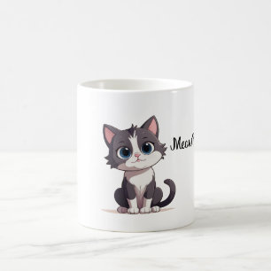 Cute Sweet Cartoon Kitty Cat Mug