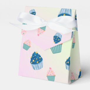  Cute Sweet cupcake Sprinkle 2nd Birthday Girly Favor Box