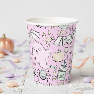 Cute & Sweet Halloween Kids Birthday Paper Cups