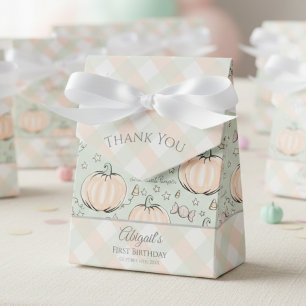 Cute Sweet Little Pumpkin Halloween & Fall Favor Box