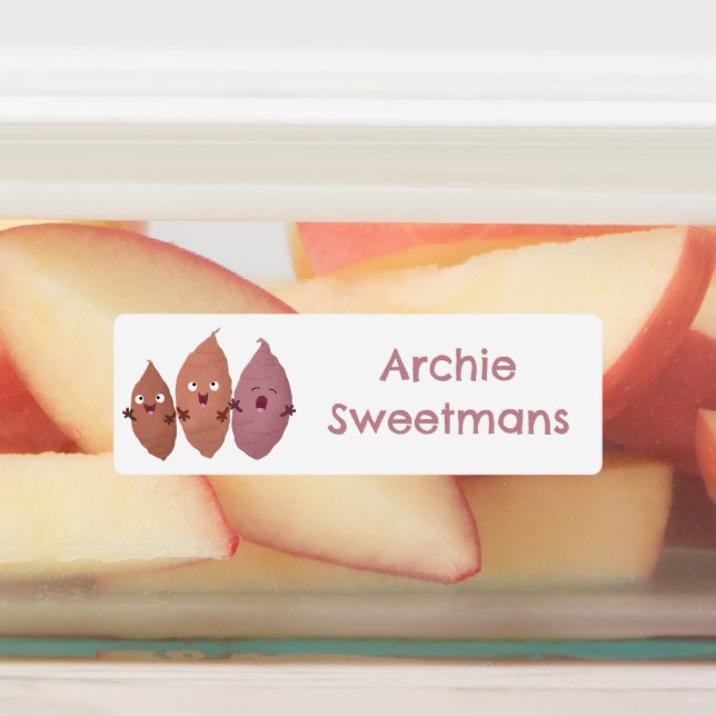 Cute sweet potatoes cartoon personalized (Affixed)