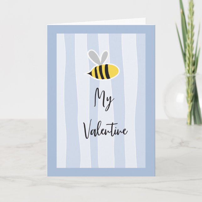 Cute Sweet Simple Funny be my Valentine's day Card (Front)