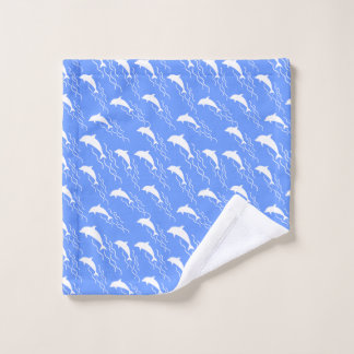 Cute swimming dolphins pattern  bath towel set