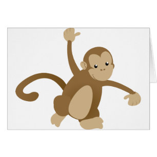 Cute Swinging Monkey