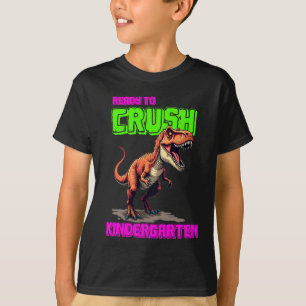 Cute T-Rex Crushes Kindergarten Tee