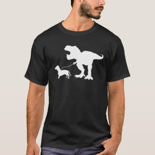 Cute T Rex Dinosaur Dachshund Wiener Dog Doxie T-Shirt