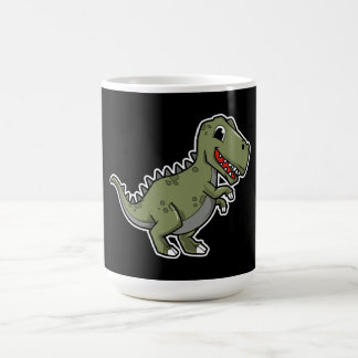 Cute T-Rex Dinosaur Sticker – Funny Cartoon Dino  Coffee Mug
