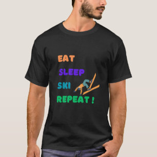 cute t-shirt for skiing lovers