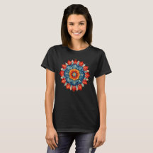 Cute T-shirt Mandala Colorful Design