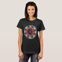 Cute T-shirt Mandala Colorful Design