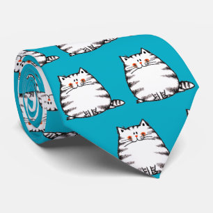 Cute Tabby Cat – Kawaii kitty for cat lovers Tie