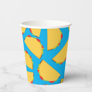 Cute Taco Kids 1st Birthday Party Mexican Paper Cups