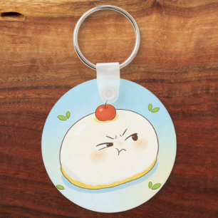 Cute Tamago Tofu Keychain