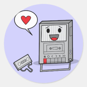 Cute Tape Player - Stickers