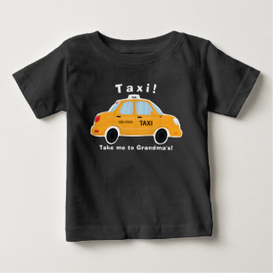 Cute Taxi Cab T-Shirt - Baby - Toddler - Kids