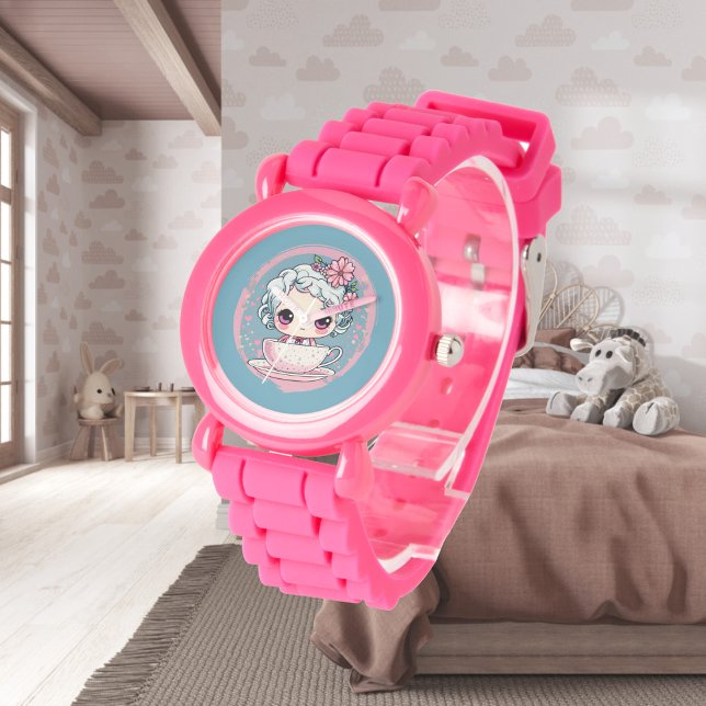 Cute Tea Cup Doll eWatch Watch (Creator Uploaded)