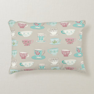 "Cute Tea Party" ACCENT PILLOW