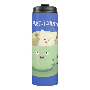 Cute teabag cup cartoon humour character