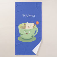 Cute teabag cup cartoon humour character