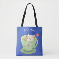 Cute teabag cup cartoon humour character