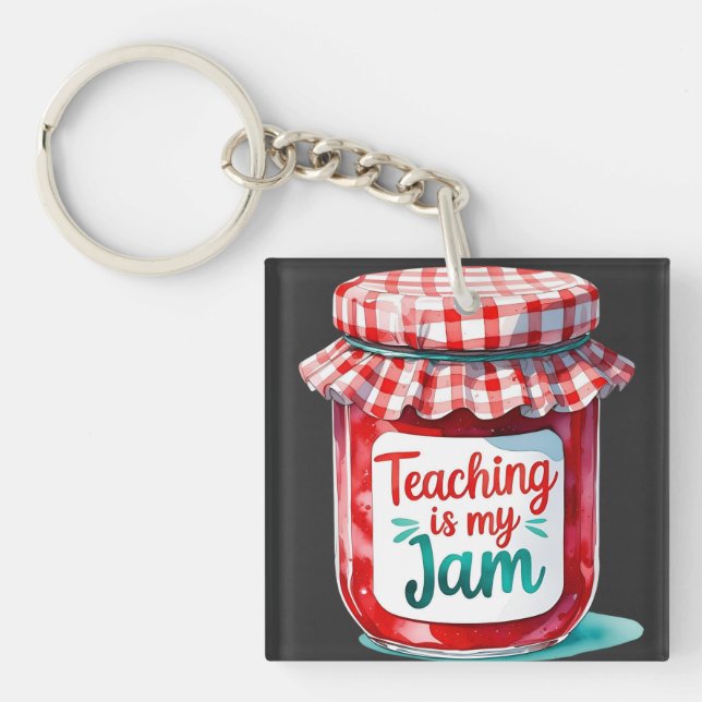 Cute Teacher Back to School Gift Keychain (Front)