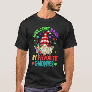 Cute Teacher Gnome Women For Elementary School Tea T-Shirt