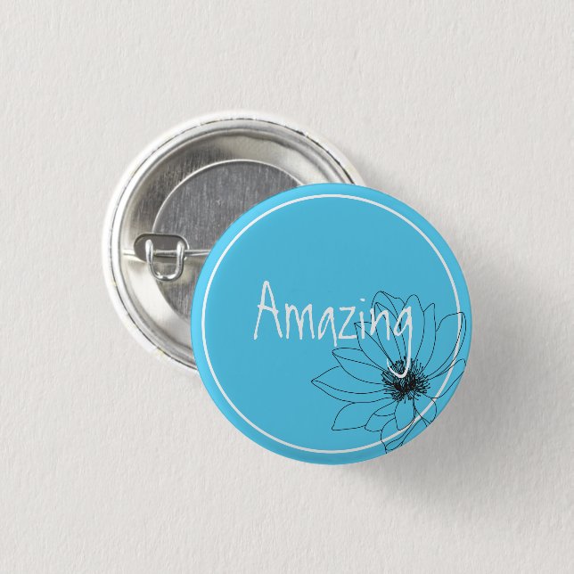 Cute Teacher Reward Motivational for student 3 Cm  1 Inch Round Button (Front & Back)