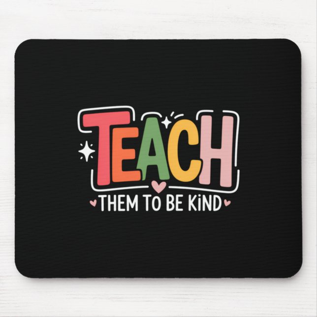 Cute Teacher School Mouse Pad (Front)