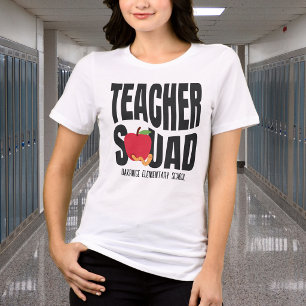 Cute Teacher Squad Tri-Blend Shirt