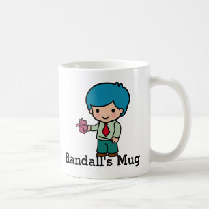 Cute Teacher with heart Coffee Mug