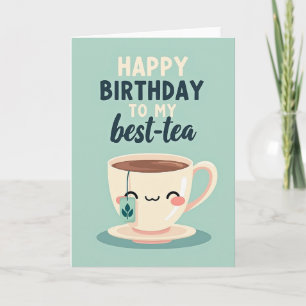 Cute Teacup Birthday Card
