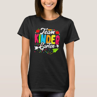 Cute Team Kindergarten Happy Back To School Teache T-Shirt