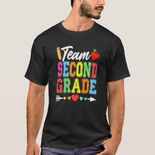 Cute Team Second Grade Teachers Students Back To S T-Shirt