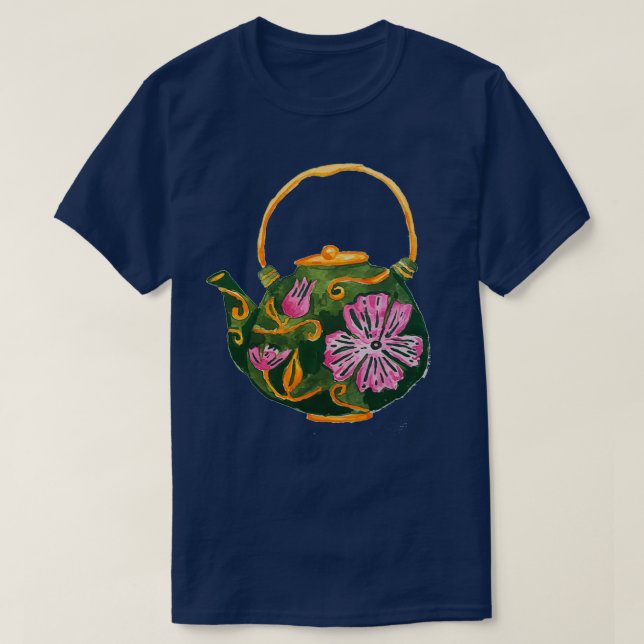 cute teapot 1 T-Shirt (Design Front)