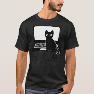 cute tech support cat  T-Shirt