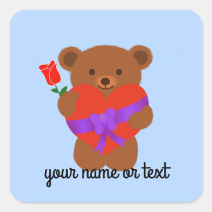 Cute Teddy Bear #1-2 Stickers