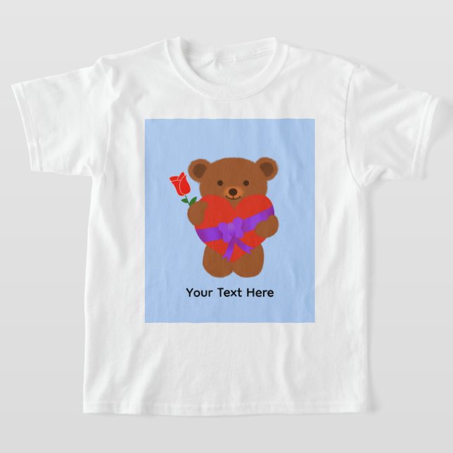 Cute Teddy Bear #1 T-Shirt (Laydown)