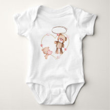 Cute Teddy Bear Baby Clothing Design 