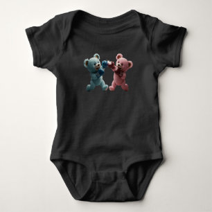 Cute Teddy Bear Boxing Infants' Baby Bodysuit
