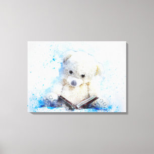 Cute Teddy Bear Canvas Print