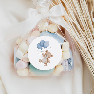 Cute Teddy Bear Classic Round Sticker